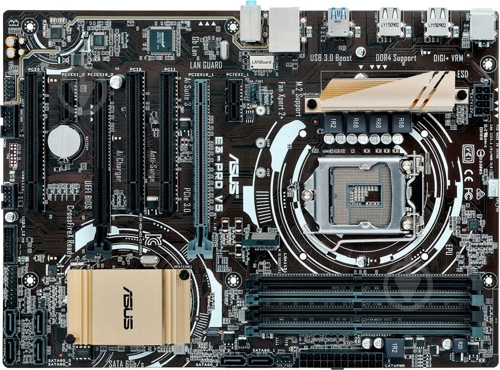 Материнская плата Asus E3-PRO_V5 (Socket 1151, Intel C232, ATX) - фото 1