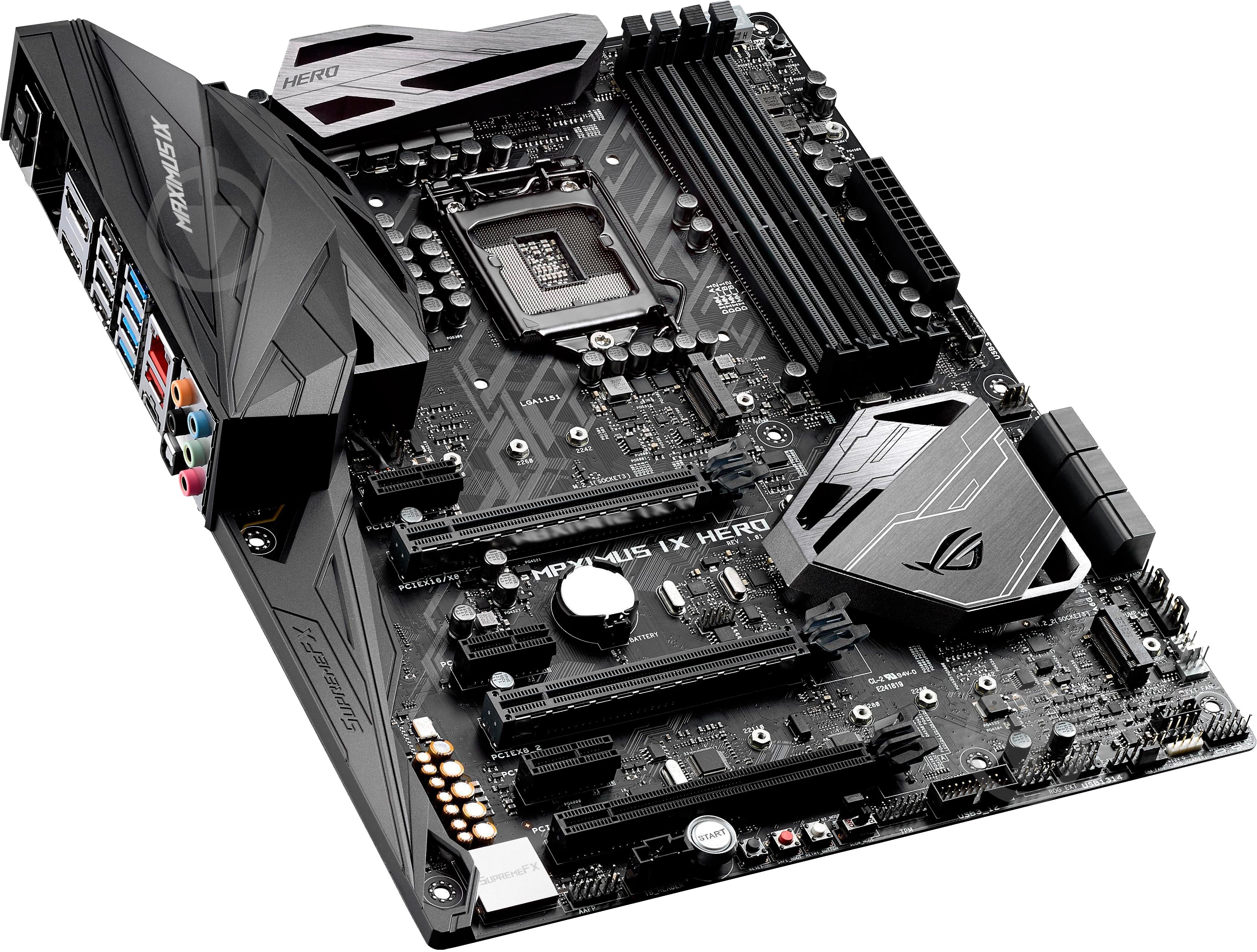 Материнская плата Asus MAXIMUS_IX_HERO (Socket 1151, Intel Z270, ATX) - фото 3 Материнская плата Asus MAXIMUS_IX_HERO (Socket 1151, Intel Z270, ATX) - фото 3