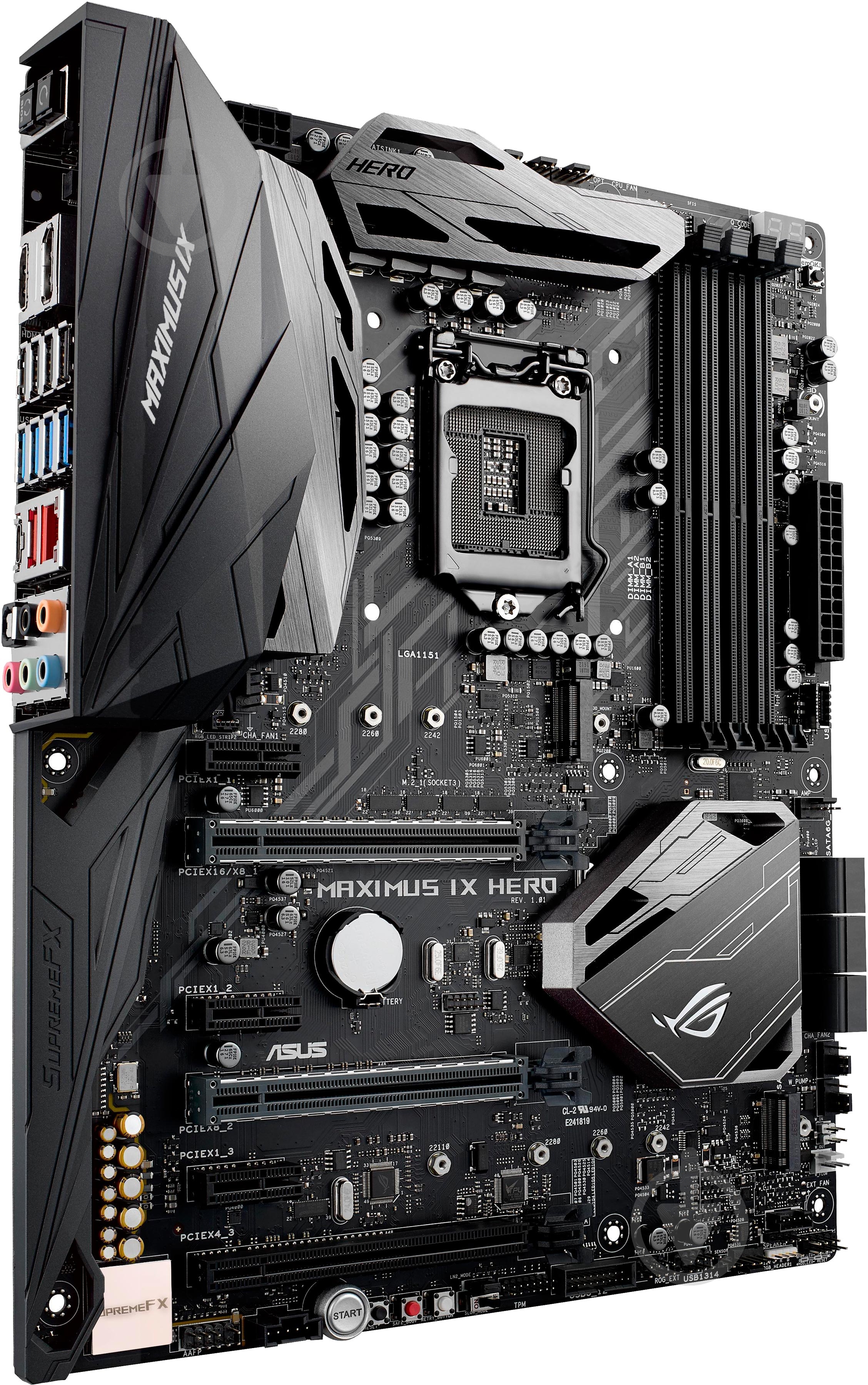 Материнская плата Asus MAXIMUS_IX_HERO (Socket 1151, Intel Z270, ATX) - фото 2 Материнская плата Asus MAXIMUS_IX_HERO (Socket 1151, Intel Z270, ATX) - фото 2