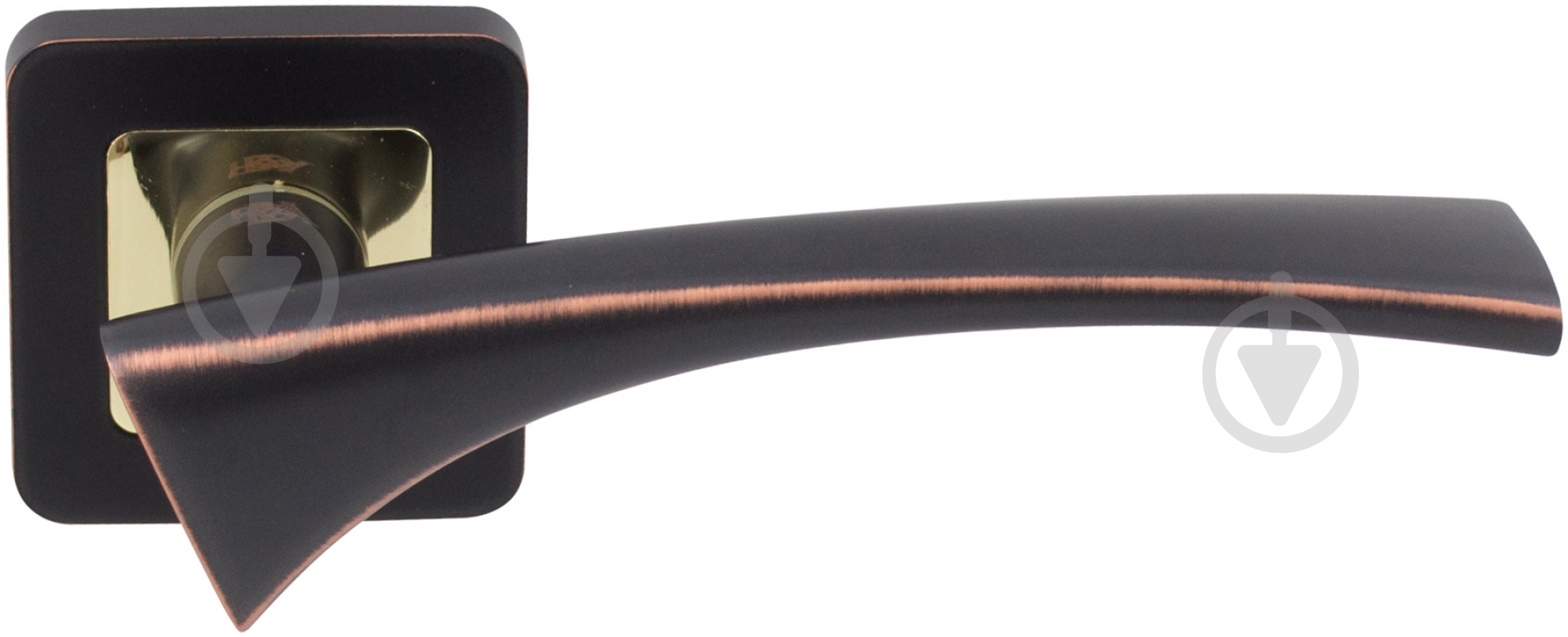 Ручка на розетке RDA Como золотой/черный - фото 1