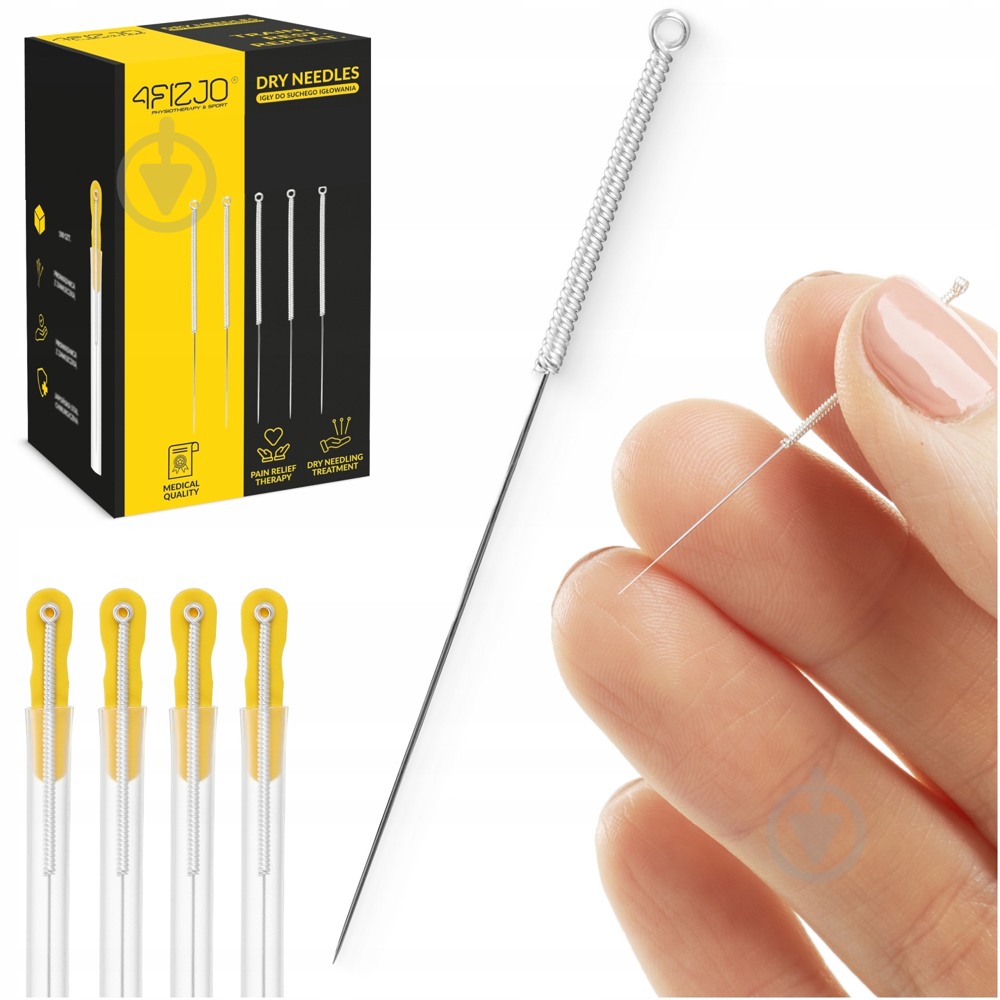 Иглы акупунктурные 4fizjo 0,3 х 40 мм с направляющей 100 шт. (P-5907739318978) - фото 1 Иглы акупунктурные 4fizjo 0,3 х 40 мм с направляющей 100 шт. (P-5907739318978) - фото 1