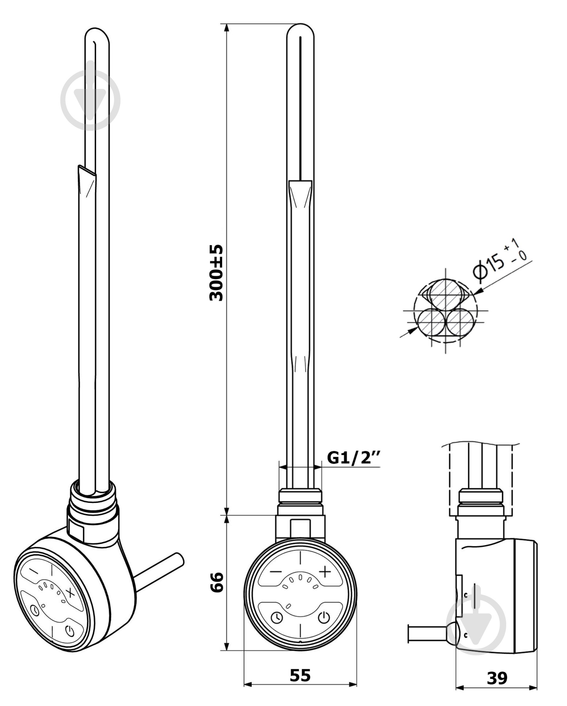 Электронагреватель Mario МОА-300 Вт - фото 6