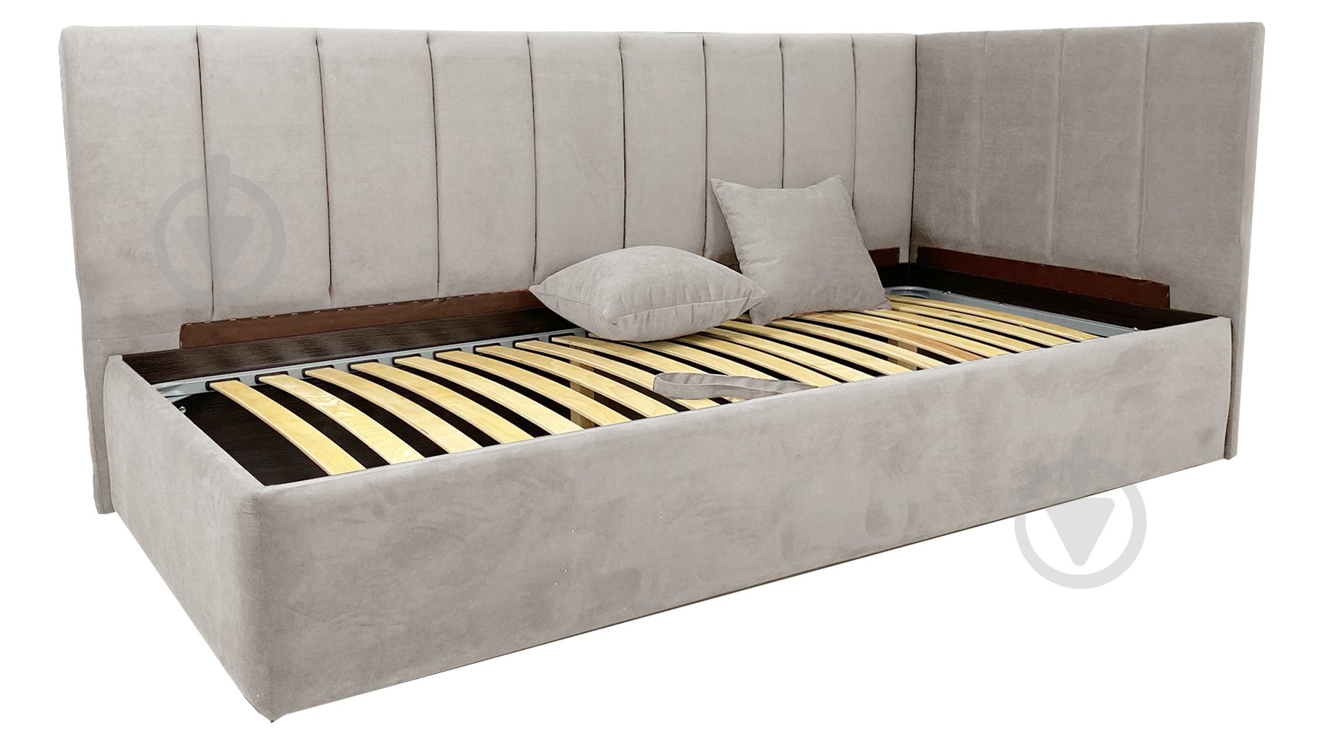 Диван прямой Кедр Виктория R светло-серый 2140x1040x930 мм - фото 1 Диван прямой Кедр Виктория R светло-серый 2140x1040x930 мм - фото 1