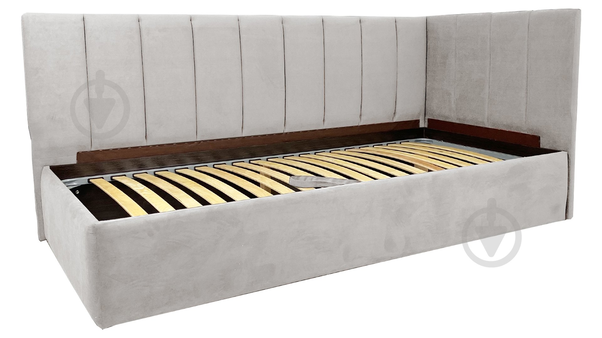 Диван прямой Кедр Виктория R светло-серый 2140x1040x930 мм - фото 2 Диван прямой Кедр Виктория R светло-серый 2140x1040x930 мм - фото 2