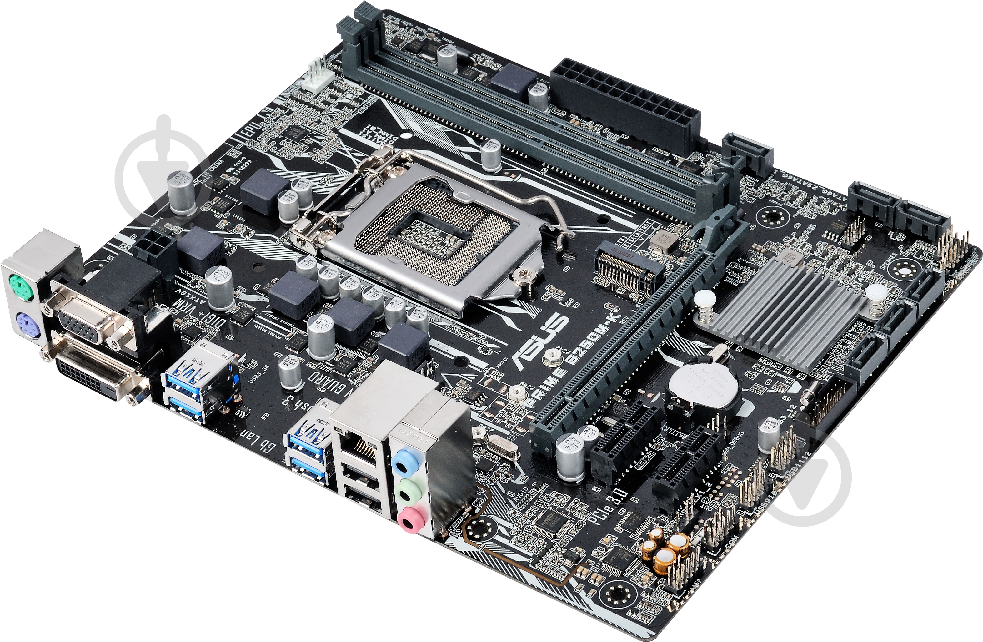 Материнская плата Asus PRIME_B250M-K (Socket 1151, Intel B250, mirco ATX) - фото 2