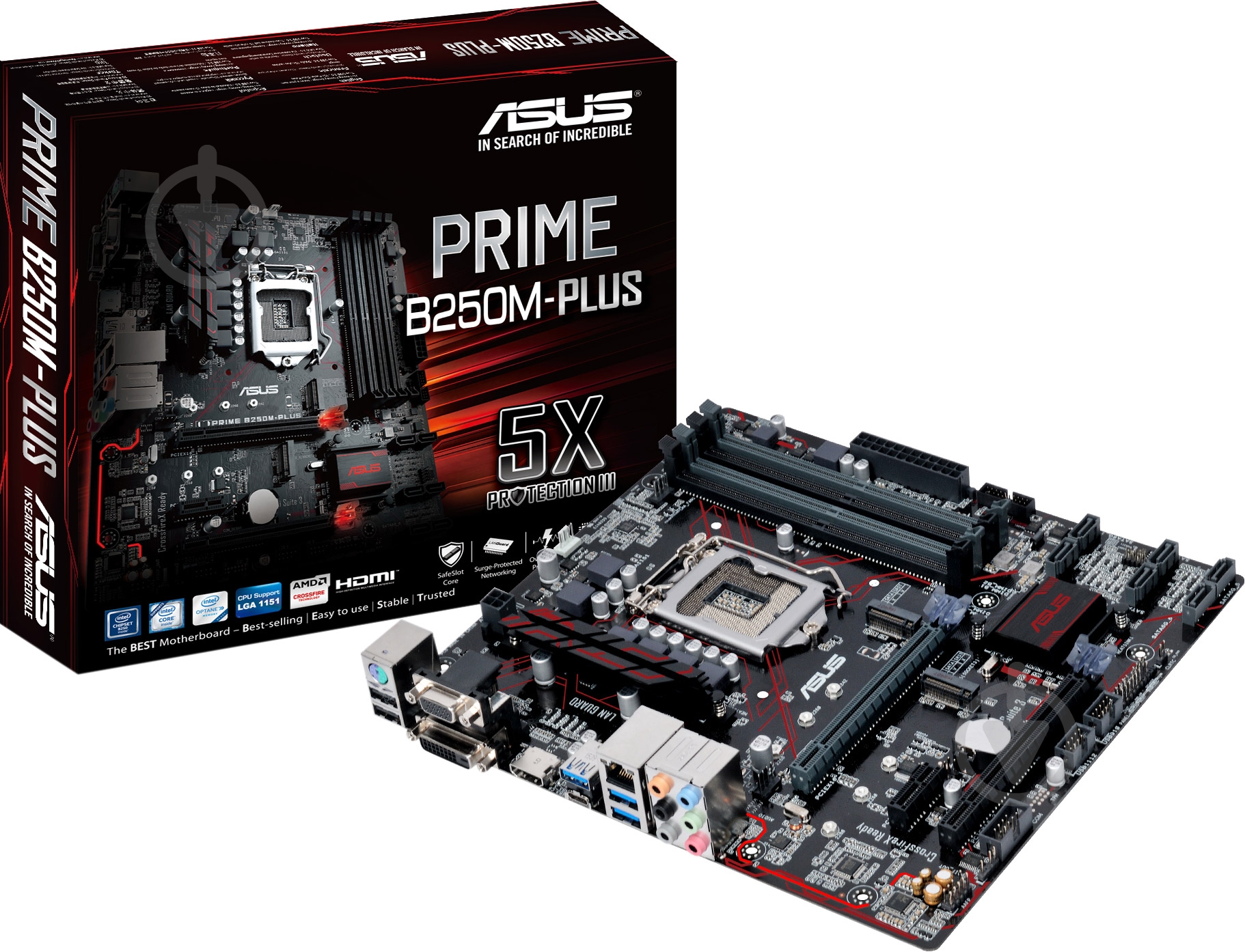 Материнська плата Asus PRIME_B250M-PLUS (Socket 1151, Intel B250, mirco ATX) - фото 4
