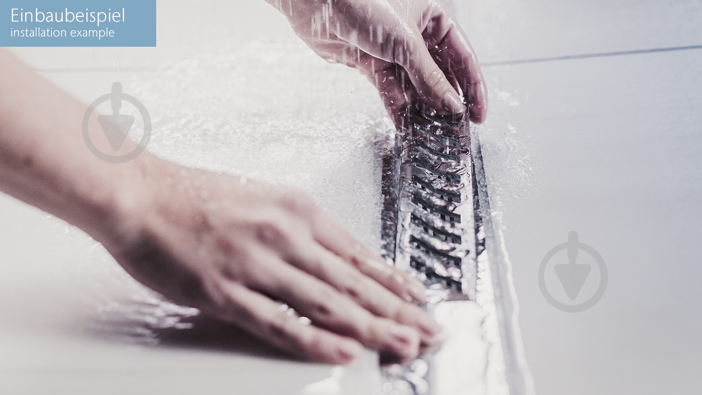 Профиль душевого канала ACO ShowerDrain S+ 800 мм решетка Stripes - фото 5 Профиль душевого канала ACO ShowerDrain S+ 800 мм решетка Stripes - фото 5