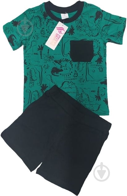 Комплект Роза для мальчика 201114 р.98 зеленый - фото 1 Комплект Роза для мальчика 201114 р.98 зеленый - фото 1