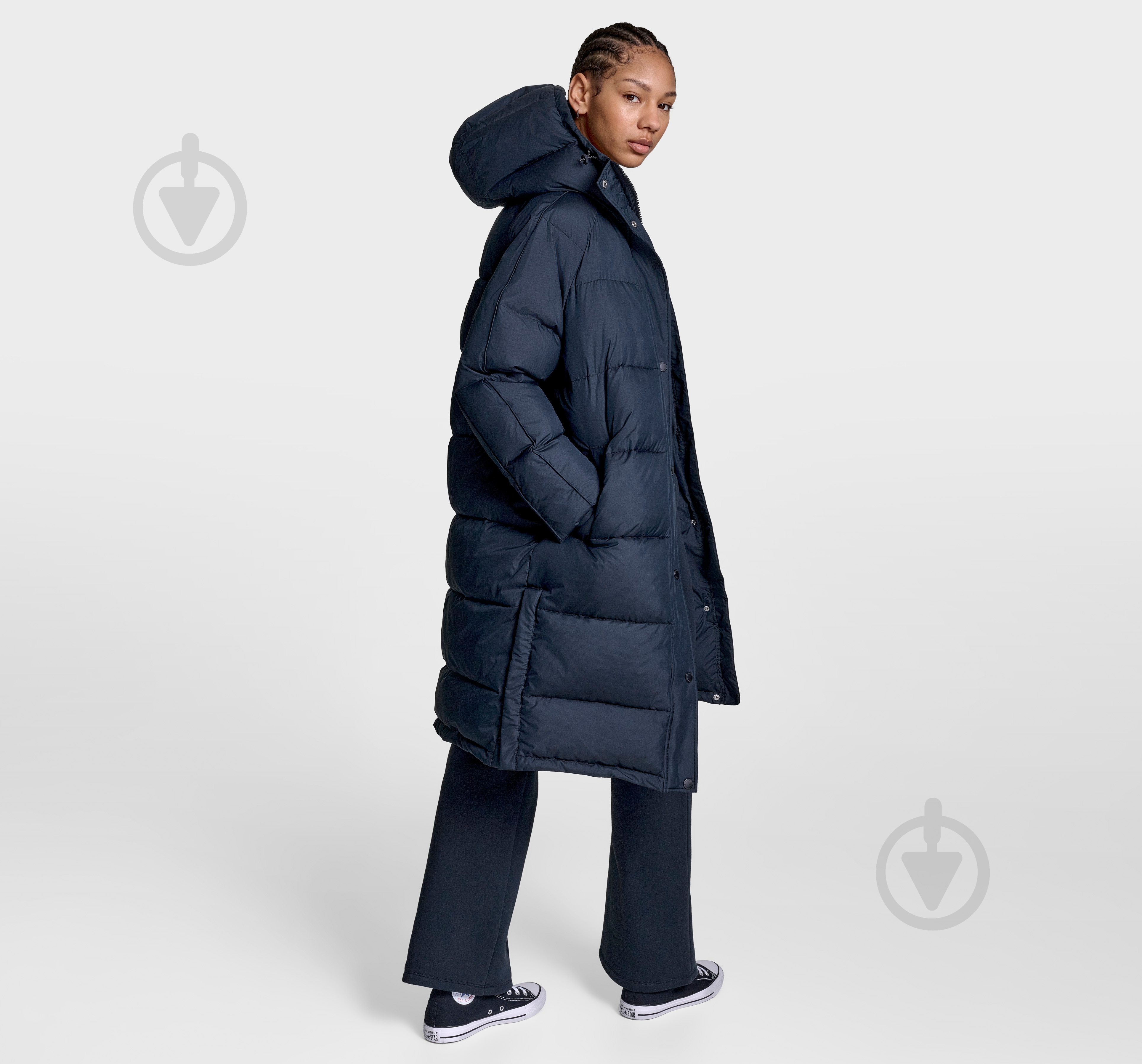 Куртка Converse QUILTED STADIUM PUFFER JACKET CVW5J004-BLK р.XS - фото 11