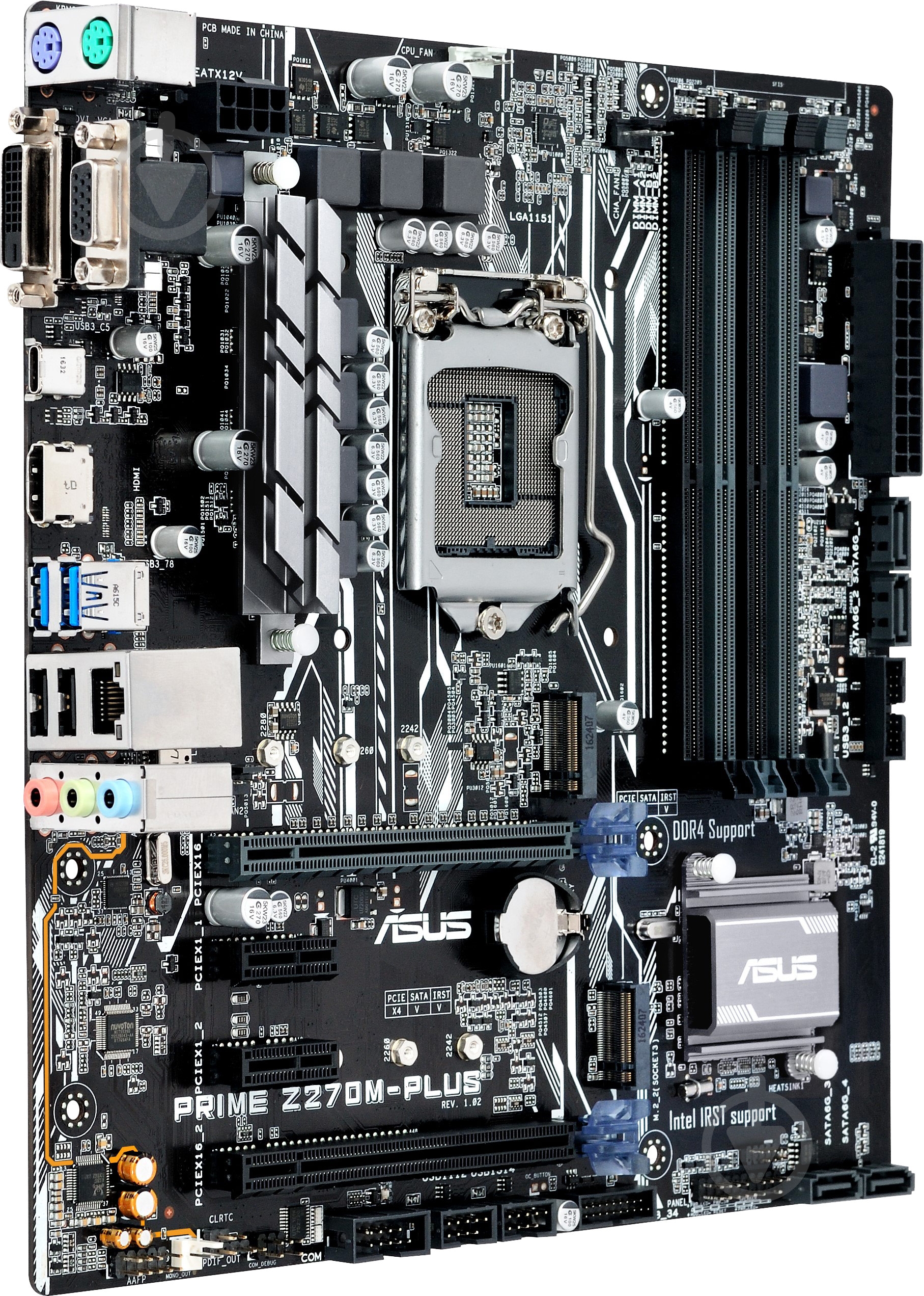 Материнская плата Asus PRIME_Z270M-PLUS (Socket 1151, Intel Z270, mirco ATX) - фото 2