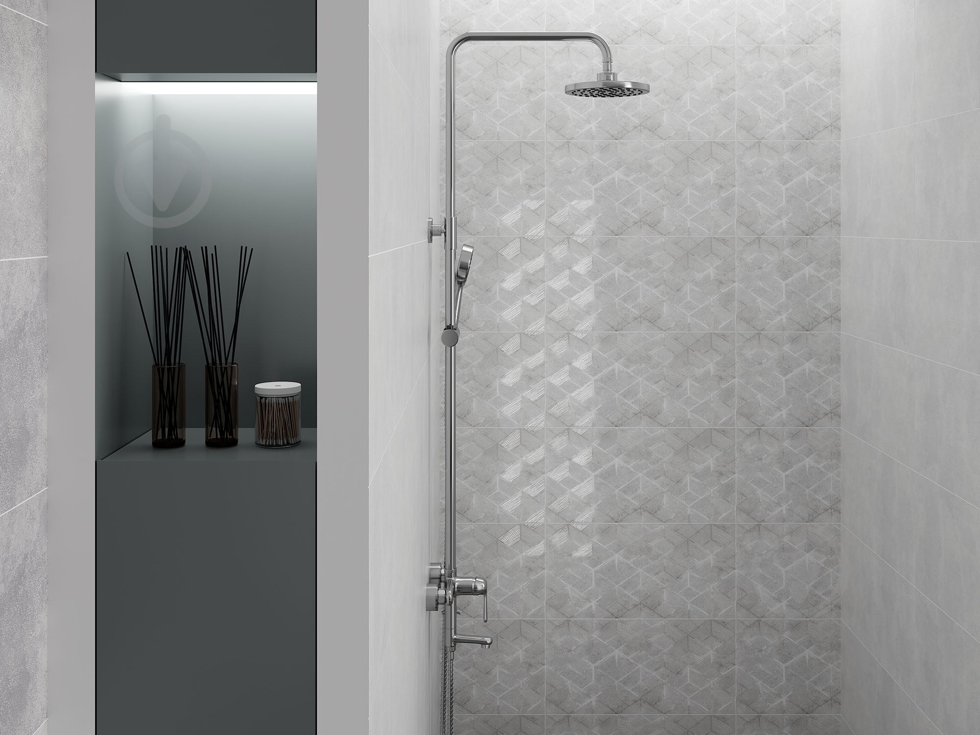 Плитка Cersanit Clody light grey 29,7x60 см - фото 8