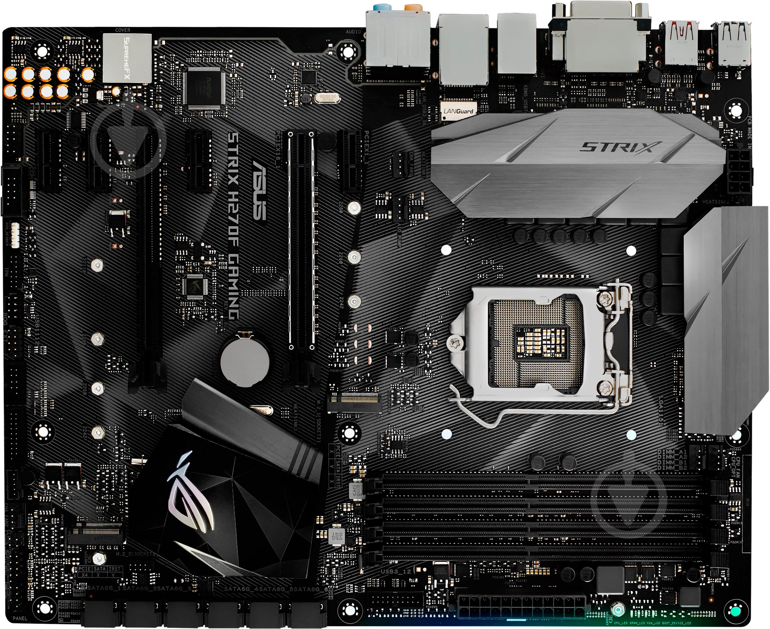 Материнская плата Asus STRIX_H270F_GAMING (Socket 1151, Intel H270, ATX) - фото 1 Материнская плата Asus STRIX_H270F_GAMING (Socket 1151, Intel H270, ATX) - фото 1