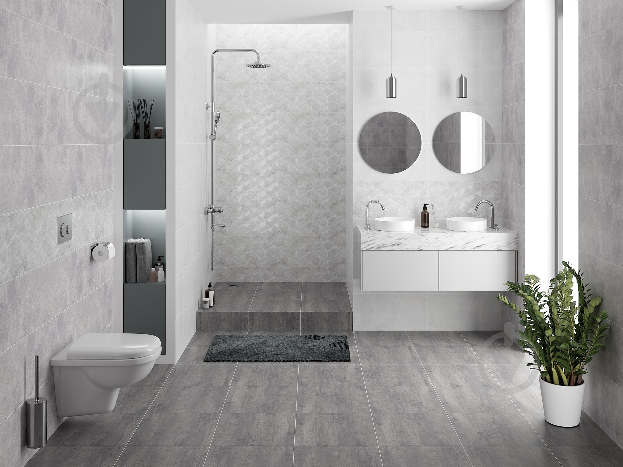 Плитка Cersanit Clody grey 30x60 см - фото 2
