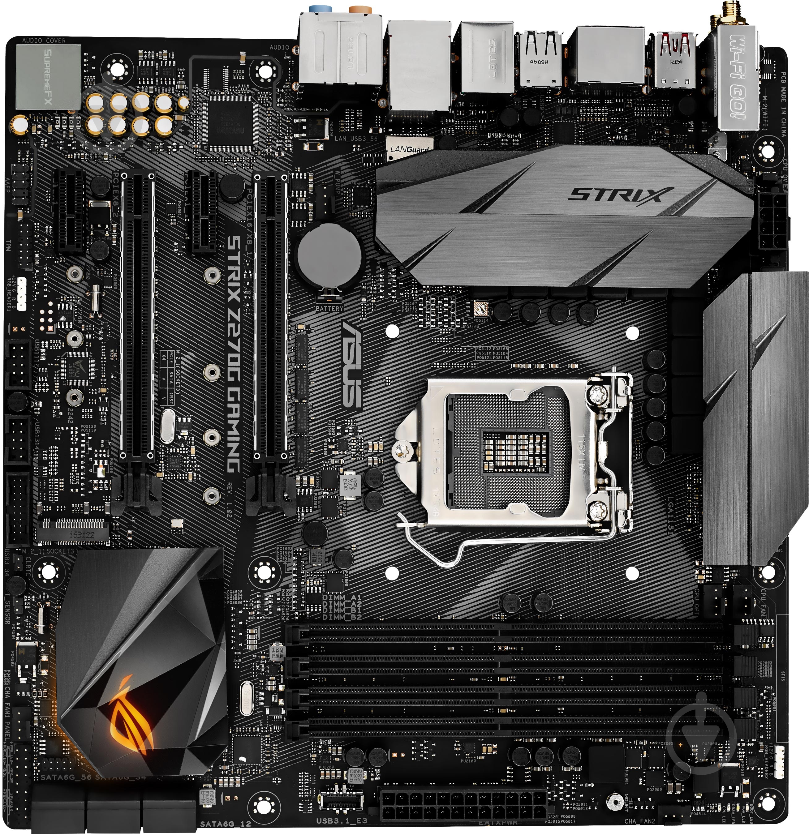 Материнська плата Asus STRIX_Z270G_GAMING (Socket 1151, Intel Z270, mirco ATX) - фото 1