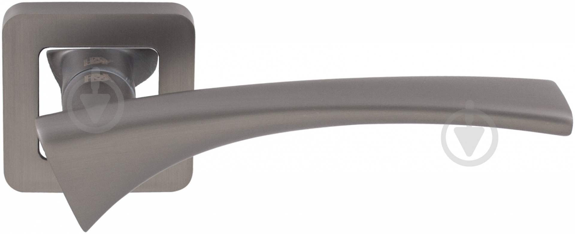 Ручка на розетке RDA Como хром/серый - фото 1