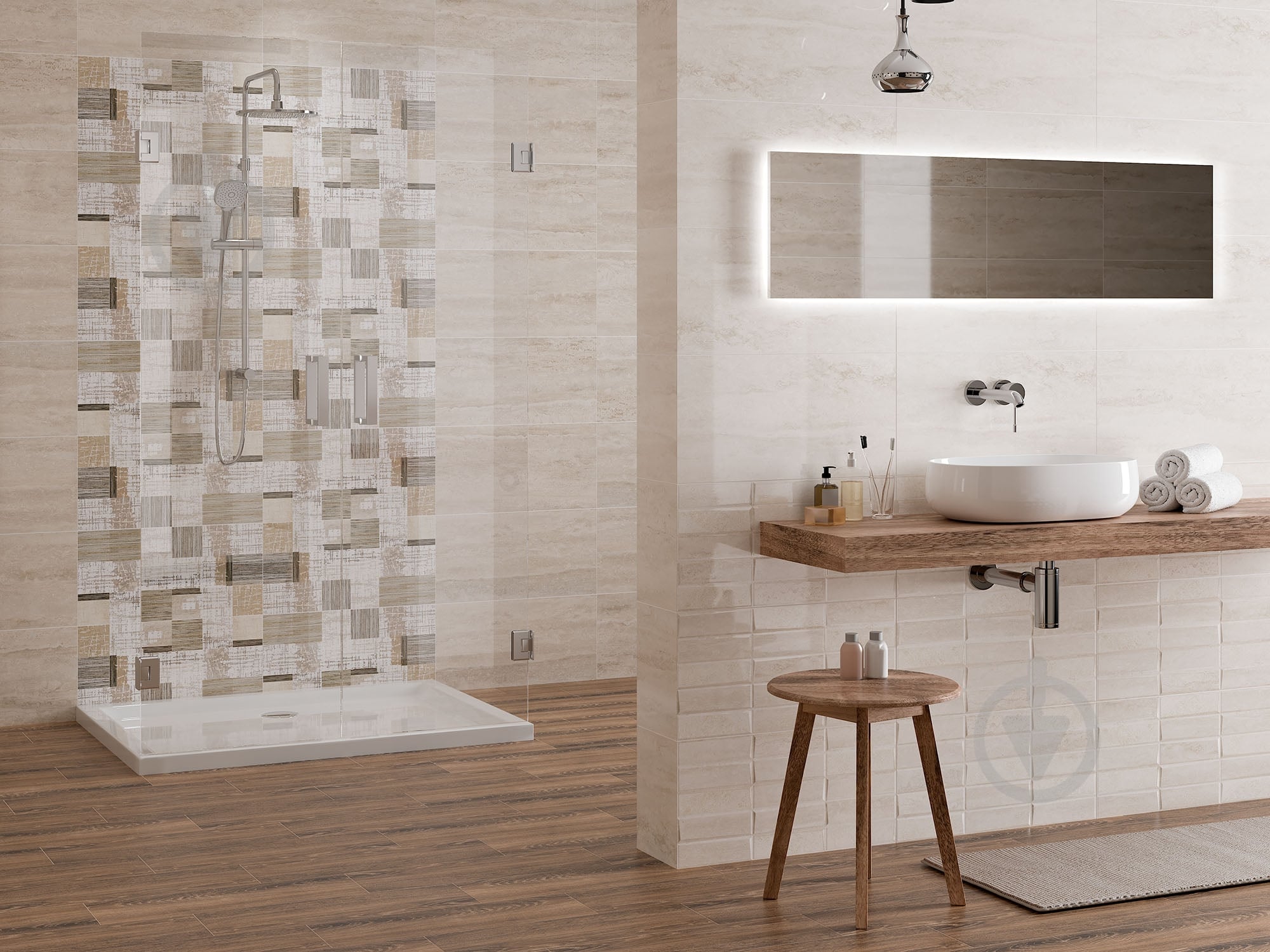 Плитка Cersanit Elira cream 29,7x60 см - фото 7