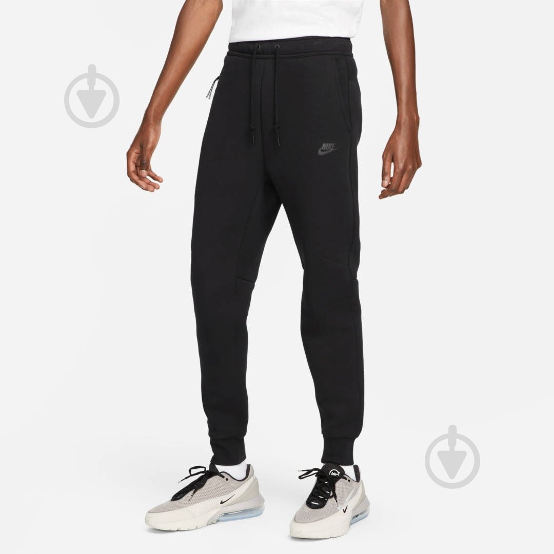 Брюки Nike M NK TCH FLC JGGR FB8002-010 р. S черный - фото 1