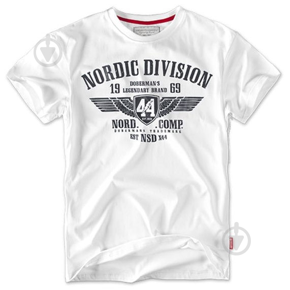 Футболка Dobermans Aggressive Nordic Division р. M белый - фото 1
