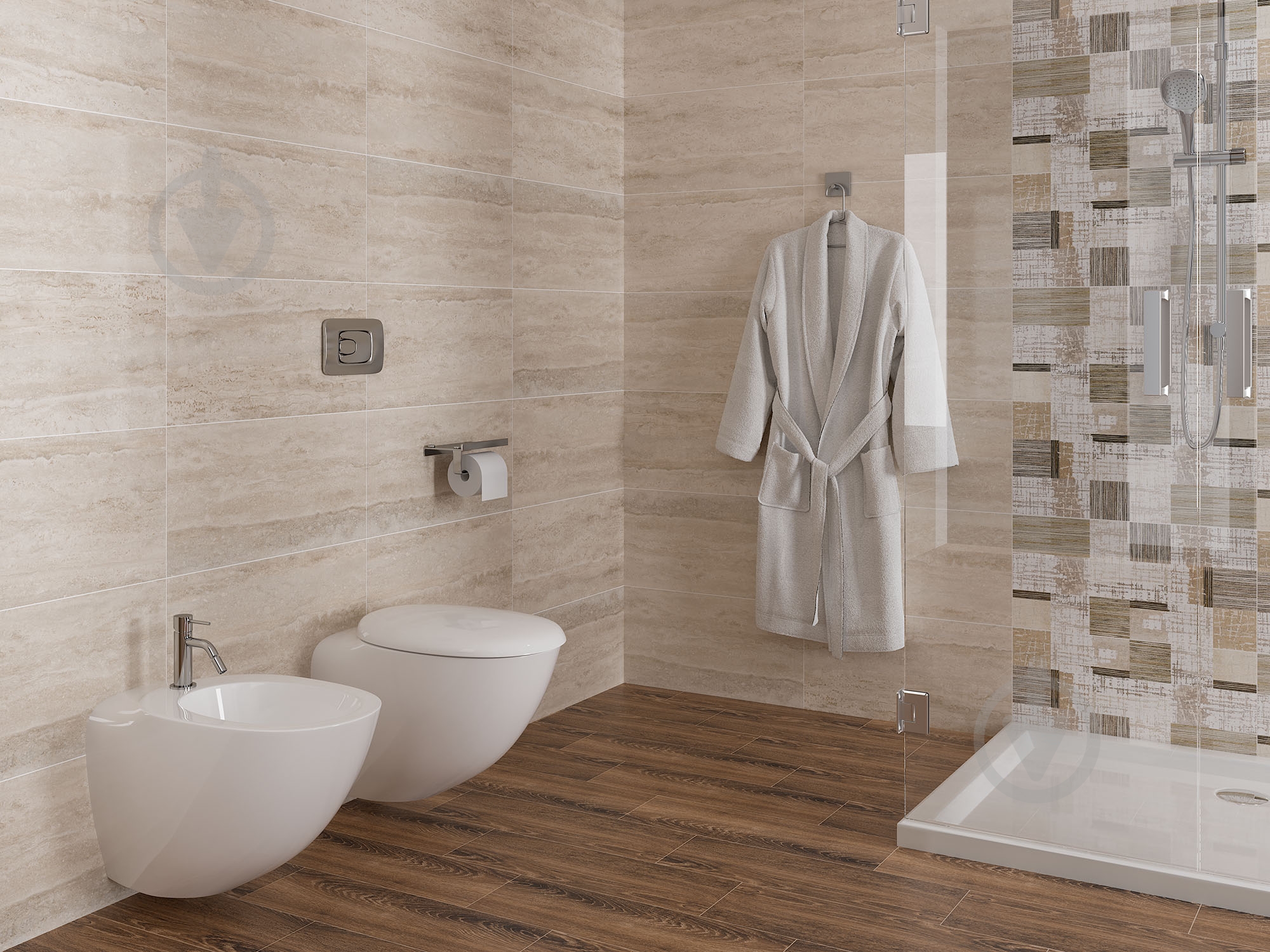 Плитка Cersanit Elira beige 29,7х60 см - фото 10
