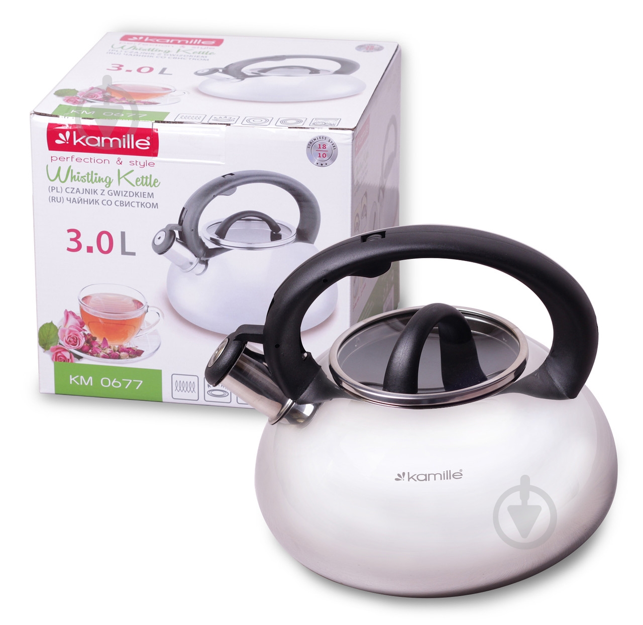 Чайник Kamille KM-0677 (3 л) - фото 3