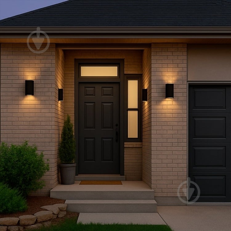 Светильник уличный настенный LEDCOIN 2 x GU10 черный DH147 - фото 3 Светильник уличный настенный LEDCOIN 2 x GU10 черный DH147 - фото 3