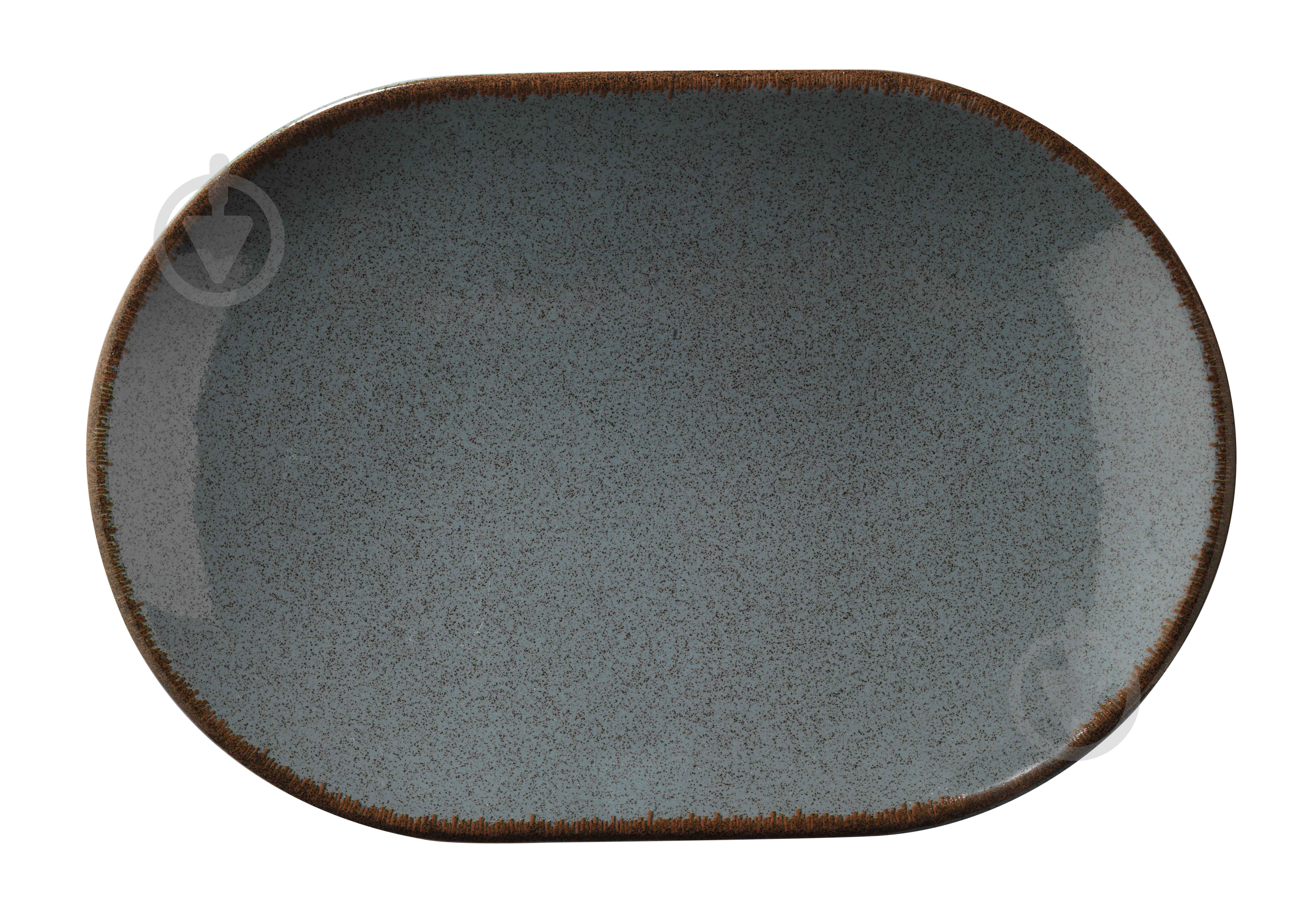 Блюдо овальное Kutahya Color Х 32 см синее - фото 1 Блюдо овальное Kutahya Color Х 32 см синее - фото 1