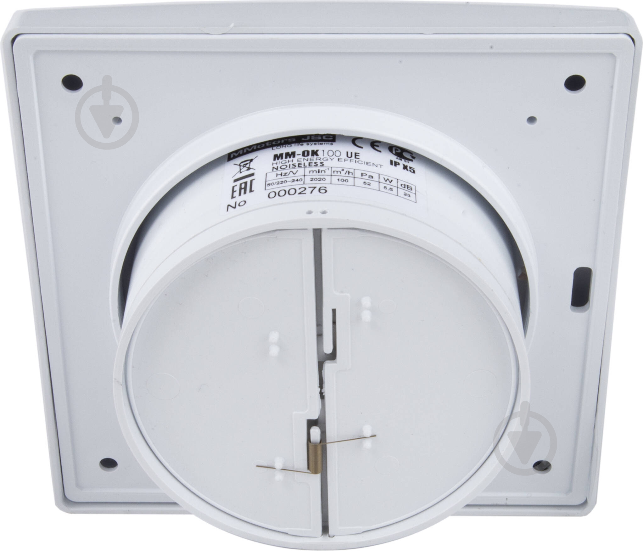 Вентилятор MMotors MM-OK 100 UE белый сверхтонкий - фото 3