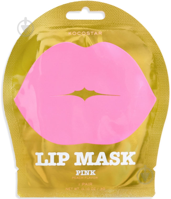 Маска для губ Kocostar Pink 3 г 1 шт. - фото 1 Маска для губ Kocostar Pink 3 г 1 шт. - фото 1