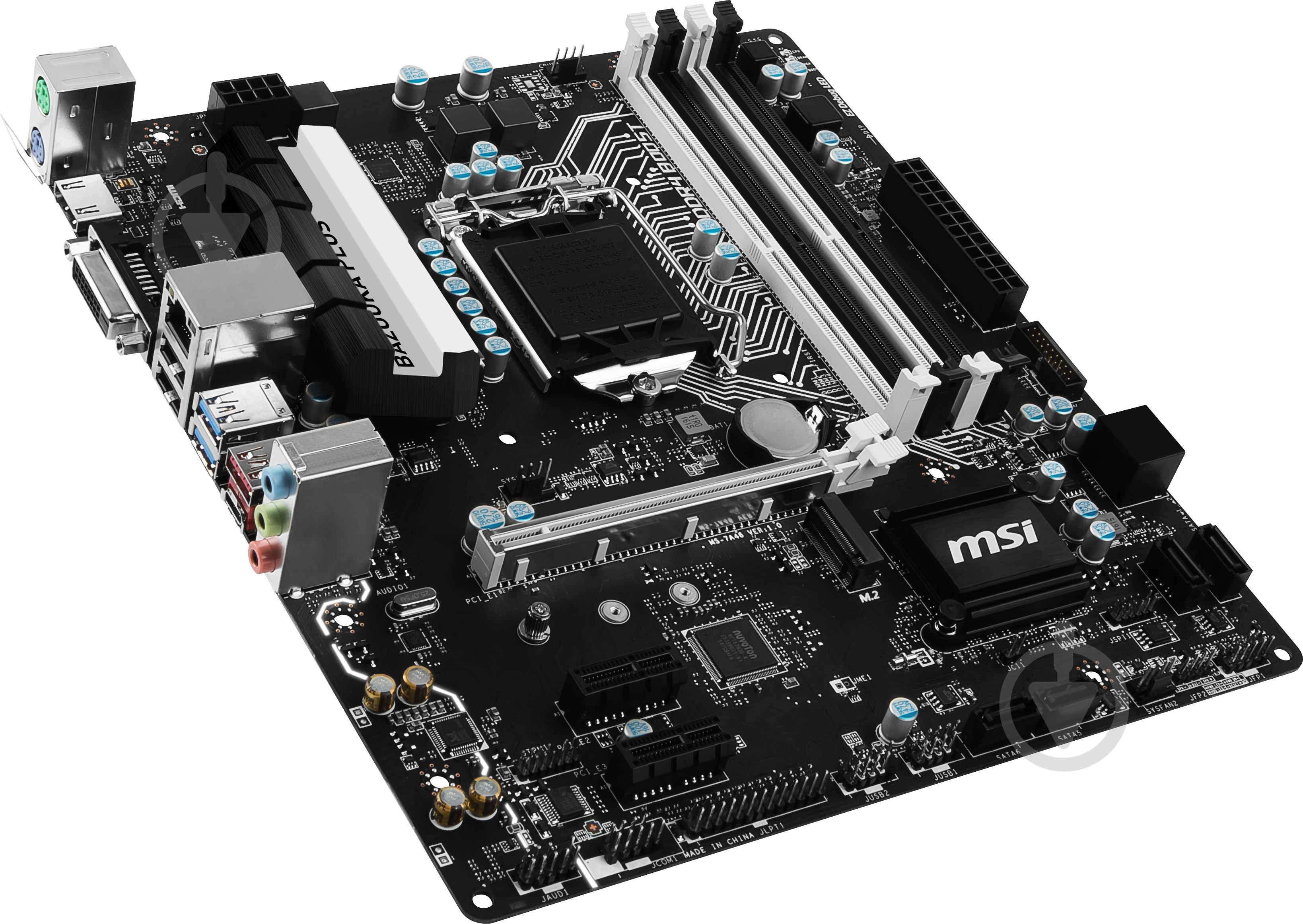 Материнская плата MSI B150M_BAZOOKA_PLUS (Socket 1151, Intel B150, mirco ATX) - фото 2 Материнская плата MSI B150M_BAZOOKA_PLUS (Socket 1151, Intel B150, mirco ATX) - фото 2