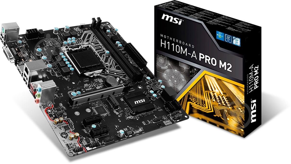 Материнська плата MSI H110M-A_PRO_M2 (Socket 1151, Intel H110, mirco ATX) - фото 5