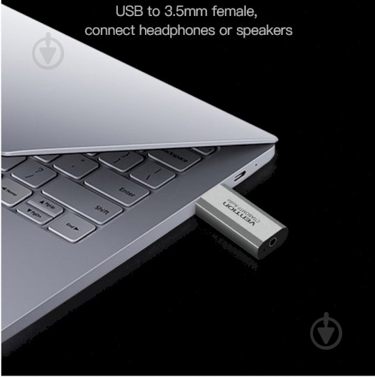 Звуковая карта Vention VAB-S19-H Grey - фото 3