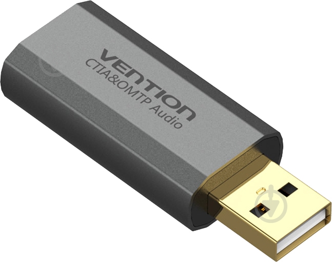 Звуковая карта Vention VAB-S19-H Grey - фото 1