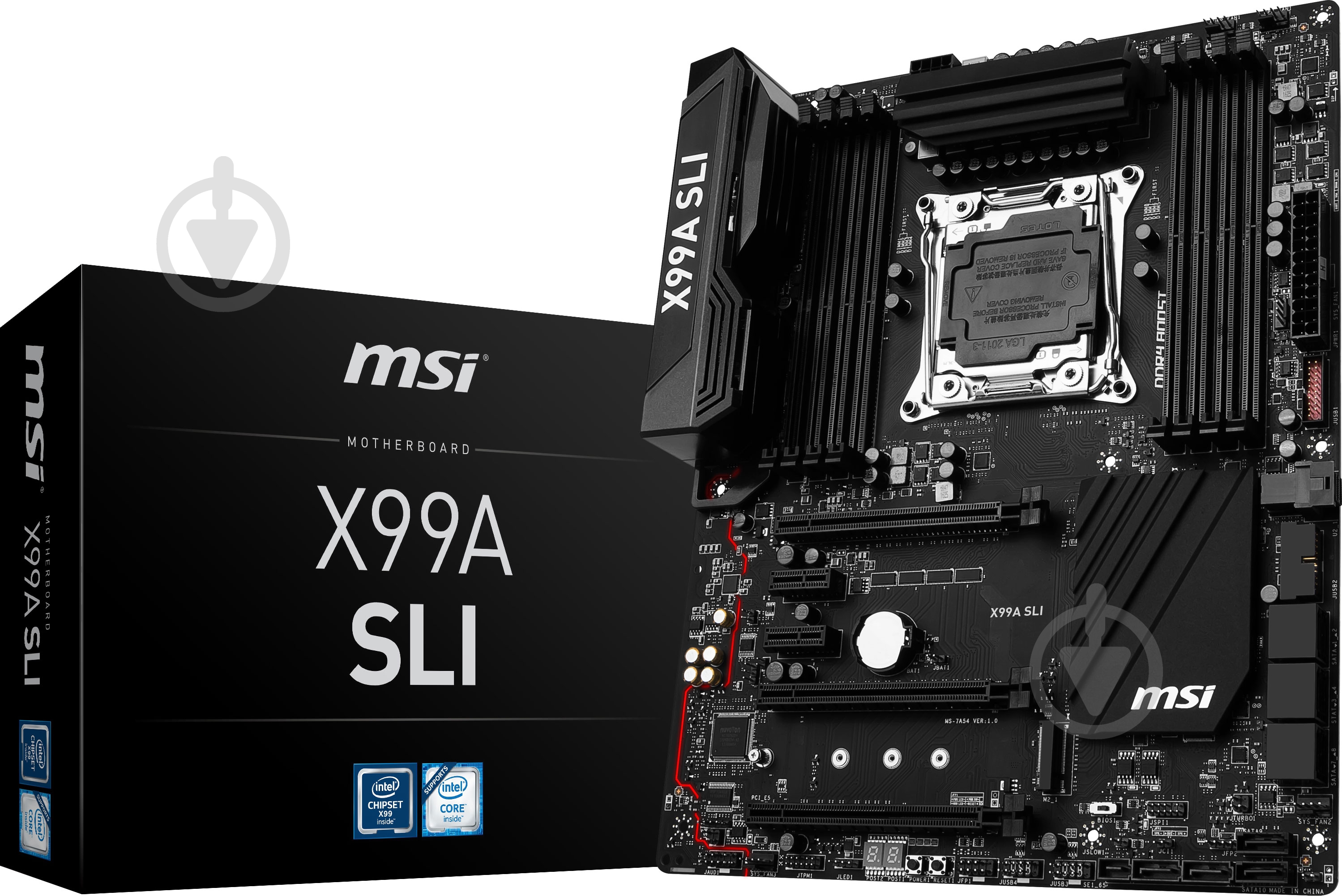 Материнская плата MSI X99A_SLI (Socket 2011-3, Intel X99, ATX) - фото 7 Материнская плата MSI X99A_SLI (Socket 2011-3, Intel X99, ATX) - фото 7