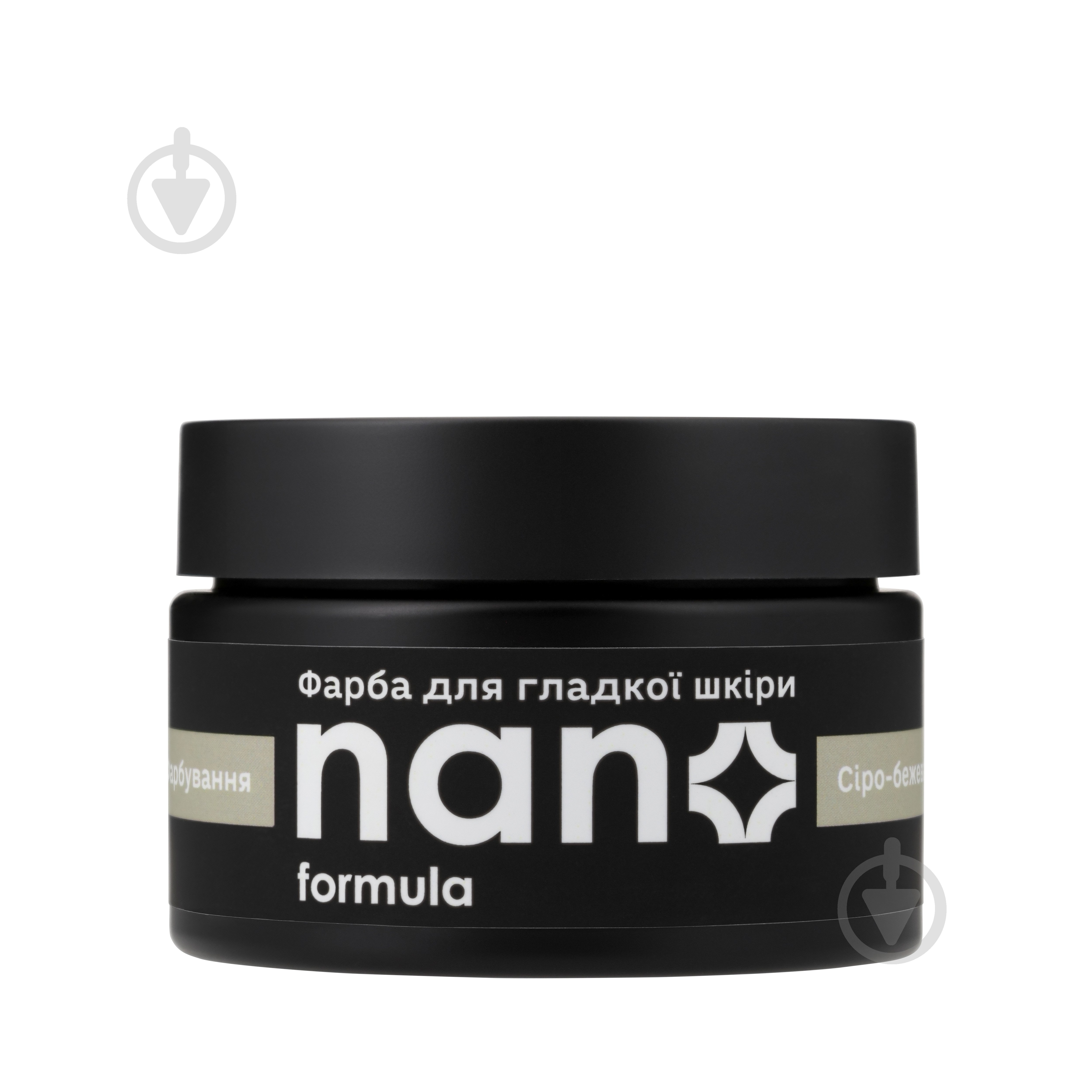 Краска для гладкой кожи Nano Formula серо-бежевый 100 мл - фото 1 Краска для гладкой кожи Nano Formula серо-бежевый 100 мл - фото 1