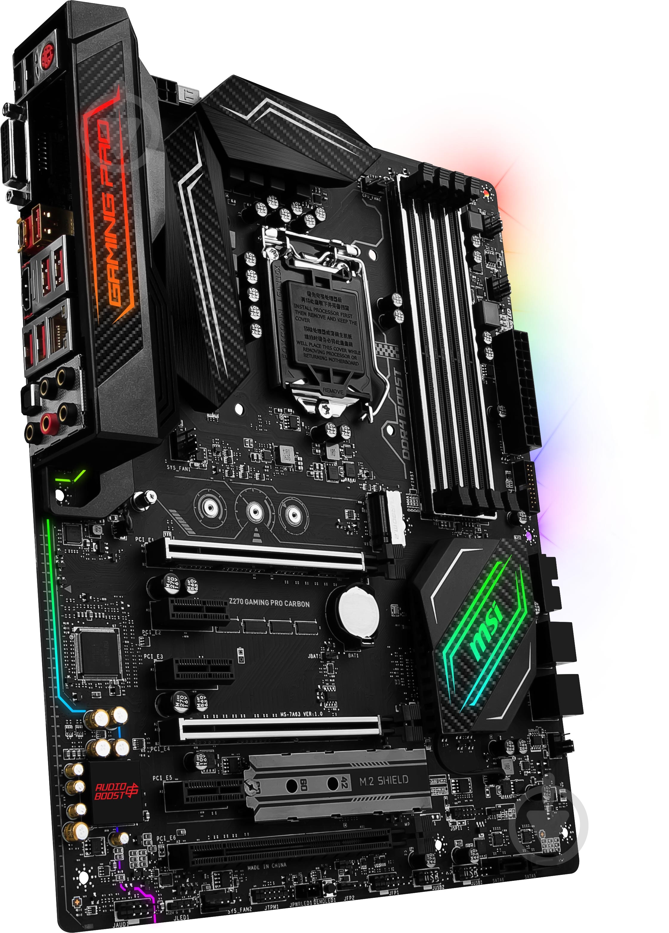 Материнская плата MSI Z270_GAMING_PRO_CARBON (Socket 1151, Intel Z270, ATX) - фото 2