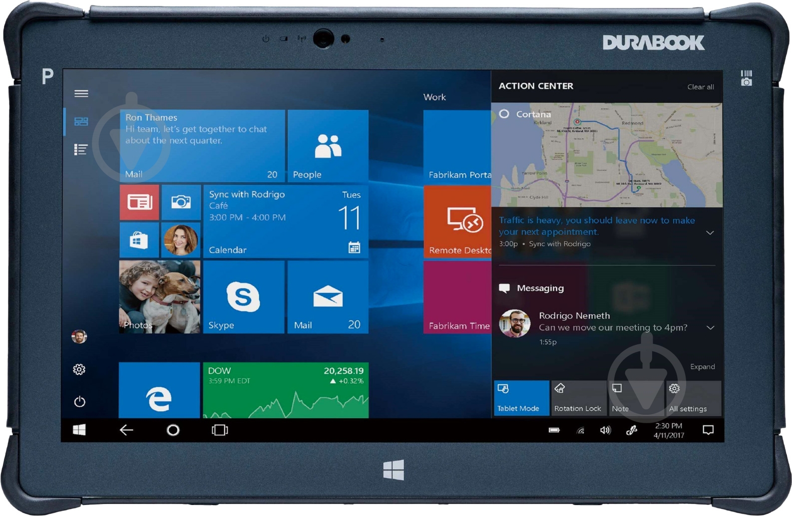 Планшет DURABOOK R11 11,6" 8/256GB (R1G5A2BABAXX) - фото 1