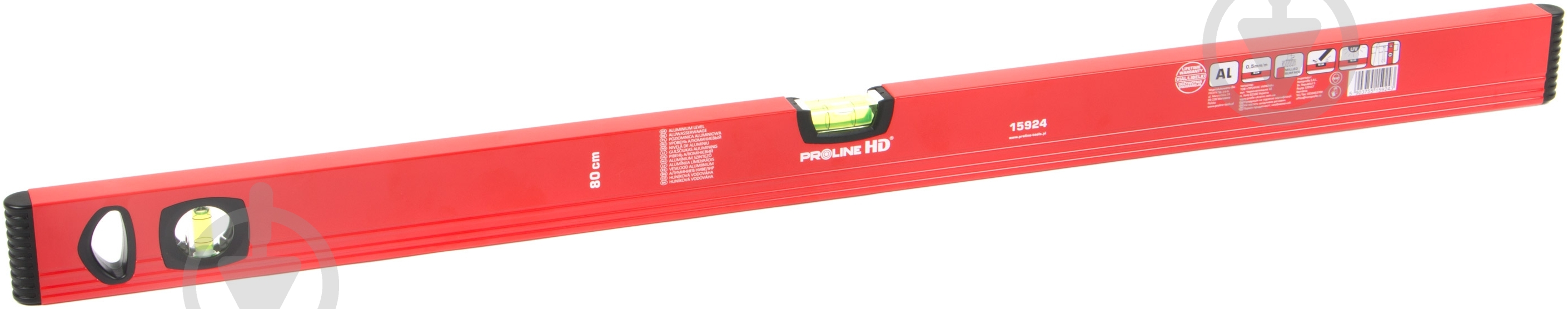Уровень 80 см Proline HD 15924 - фото 1