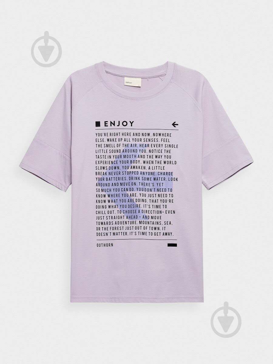 Футболка Outhorn HOL22-TSM617-52S р.XL рожевий - фото 1 Футболка Outhorn HOL22-TSM617-52S р.XL рожевий - фото 1