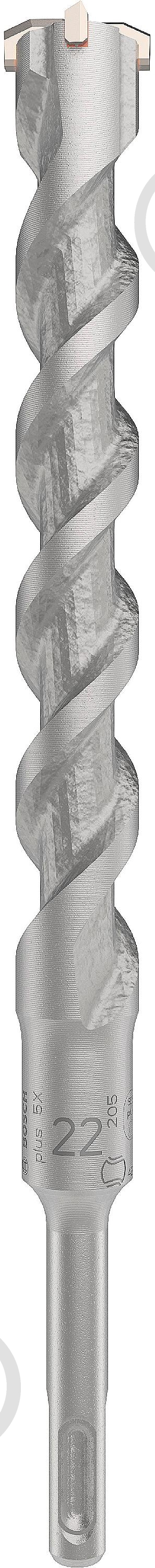 Бур Bosch 5X SDS-plus 22x200 мм 250 мм 1 шт. 2608836644 - фото 1
