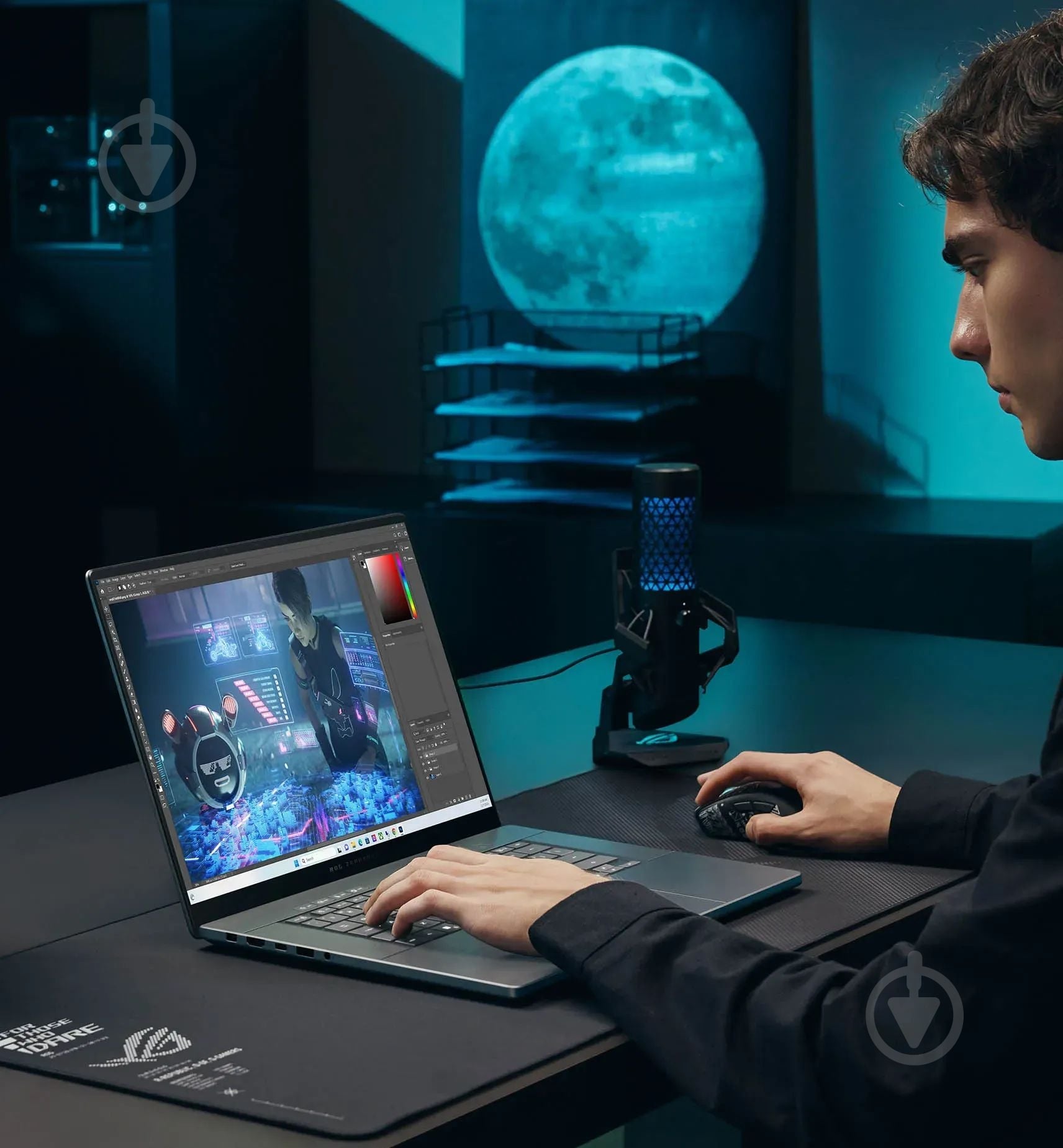 Ноутбук Asus ROG Zephyrus G16 GU606AR-TB063W 16" (90NR0PC2-M00590) eclipse gray - фото 13 Ноутбук Asus ROG Zephyrus G16 GU606AR-TB063W 16" (90NR0PC2-M00590) eclipse gray - фото 13