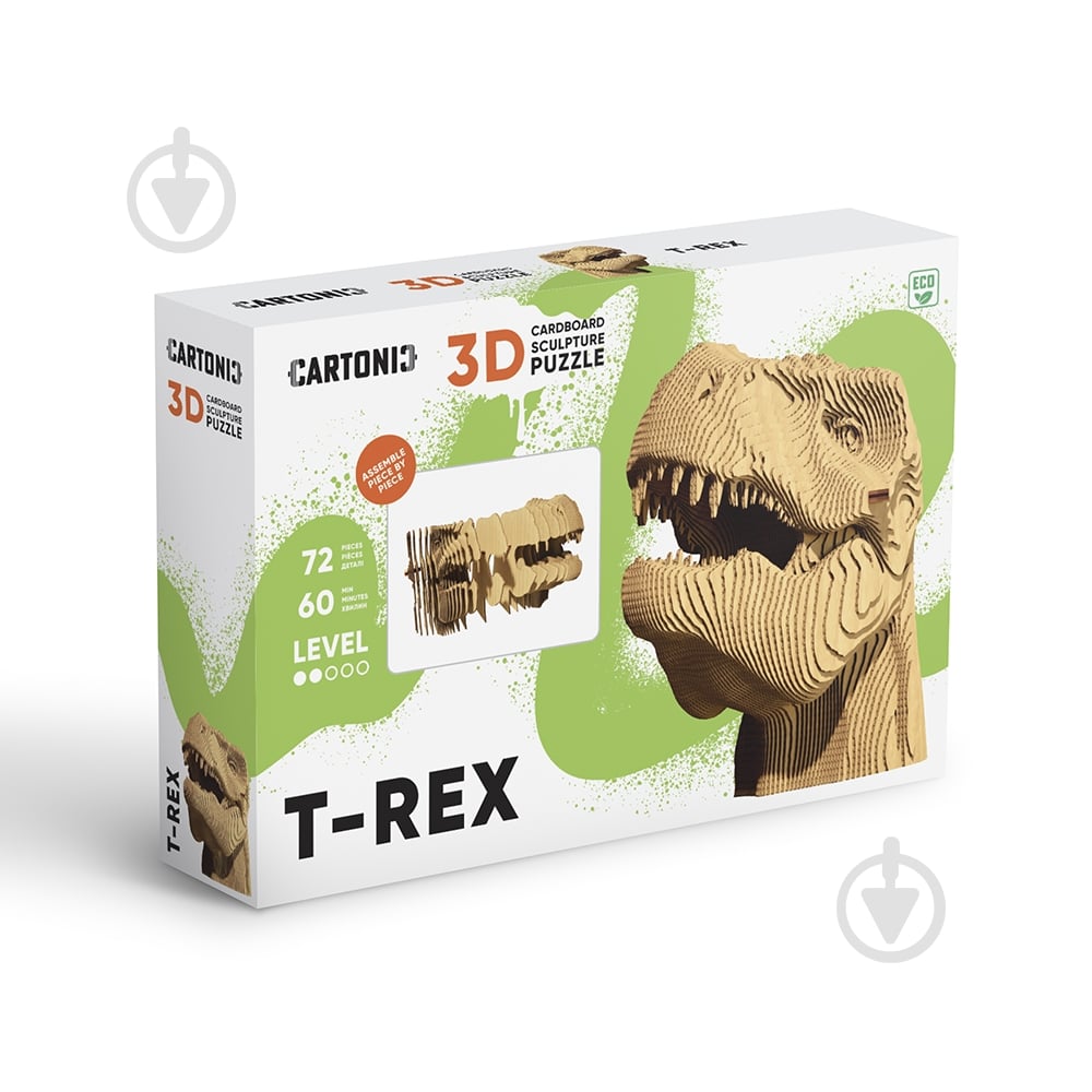 3D-конструктор Cartonic T-REX CARTREX - фото 2
