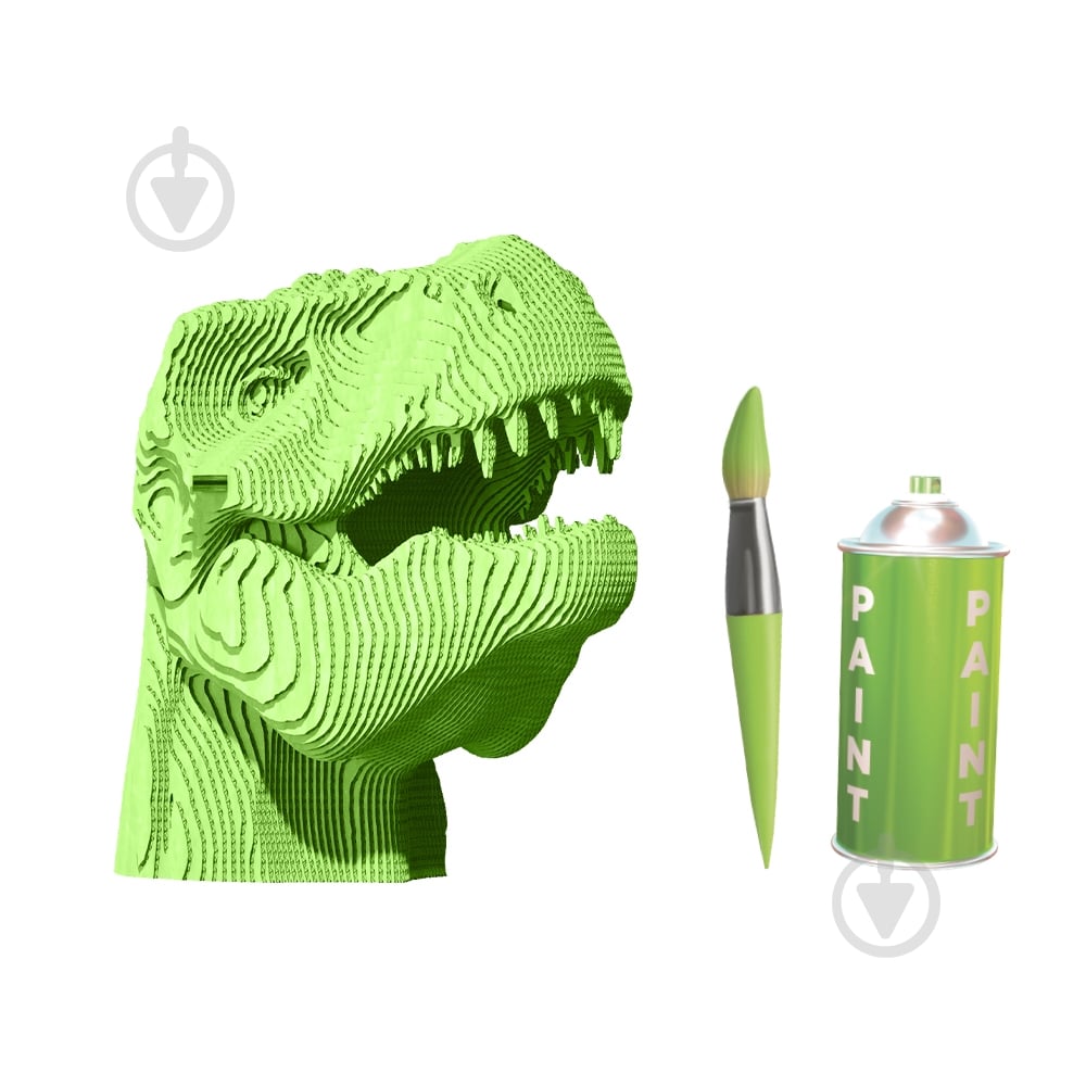 ᐉ 3D-конструктор Cartonic T-REX CARTREX • Купить в Киеве