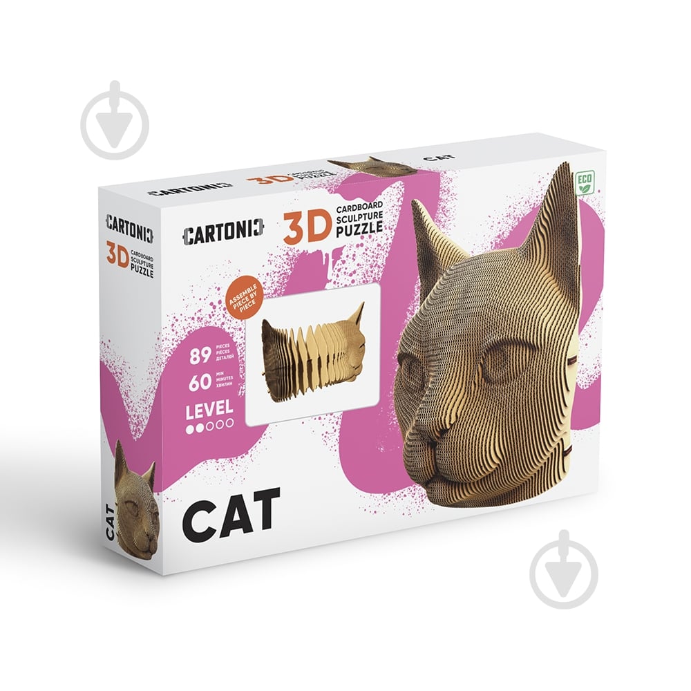 3D-конструктор Cartonic CAT CARTCAT - фото 2