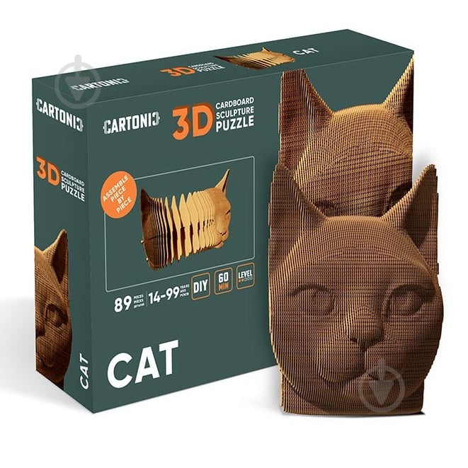 3D-конструктор Cartonic CAT CARTCAT - фото 3