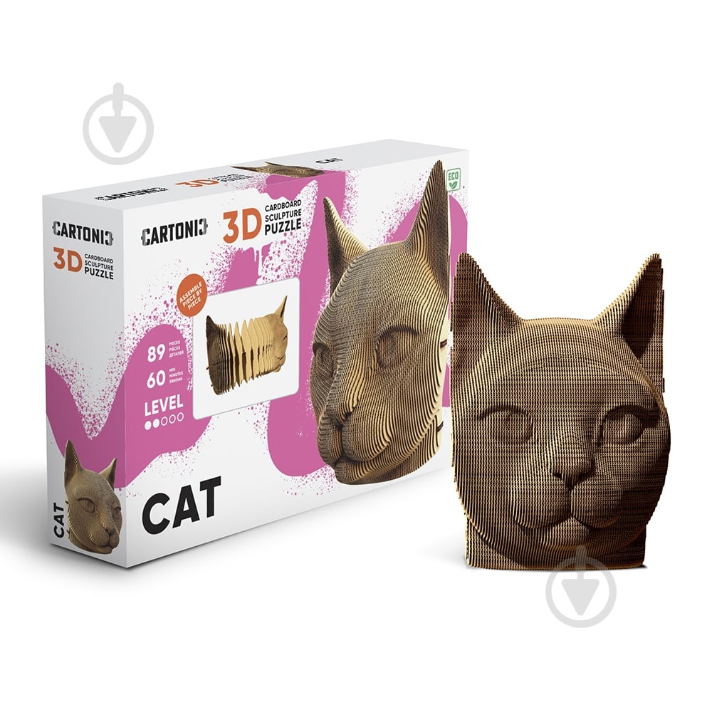 3D-конструктор Cartonic CAT CARTCAT - фото 1