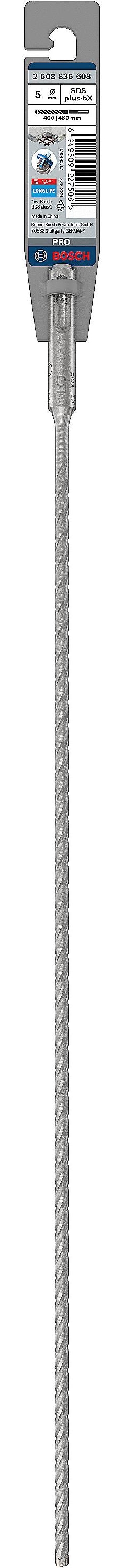 Бур Bosch 5X SDS-plus 5x400 мм 460 мм 1 шт. 2608836608 - фото 2