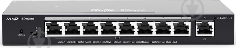 Коммутатор Ruijie RG-ES209GC-P - фото 1