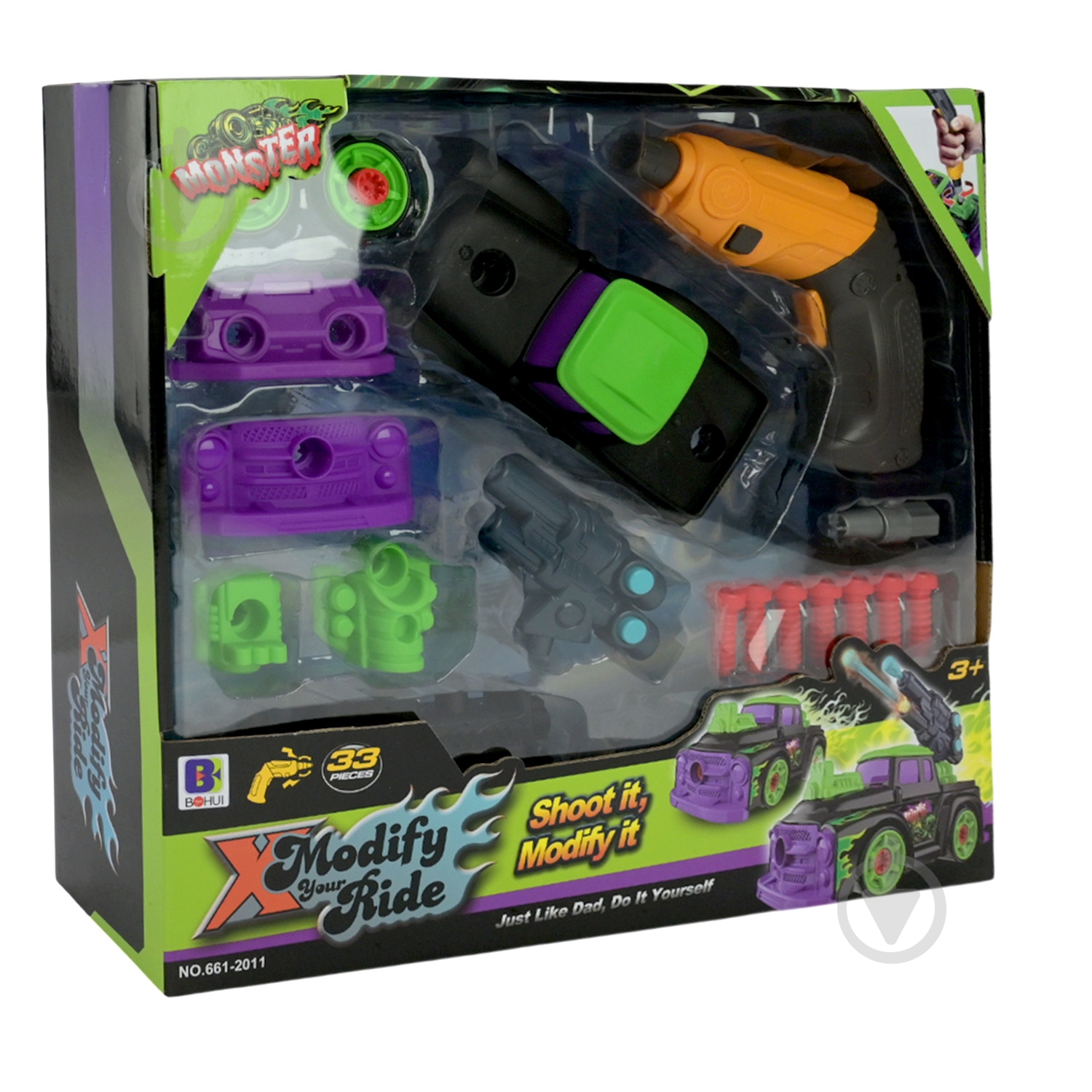 Игрушка-конструктор Shantou 3 в 1 661-2011 - фото 6