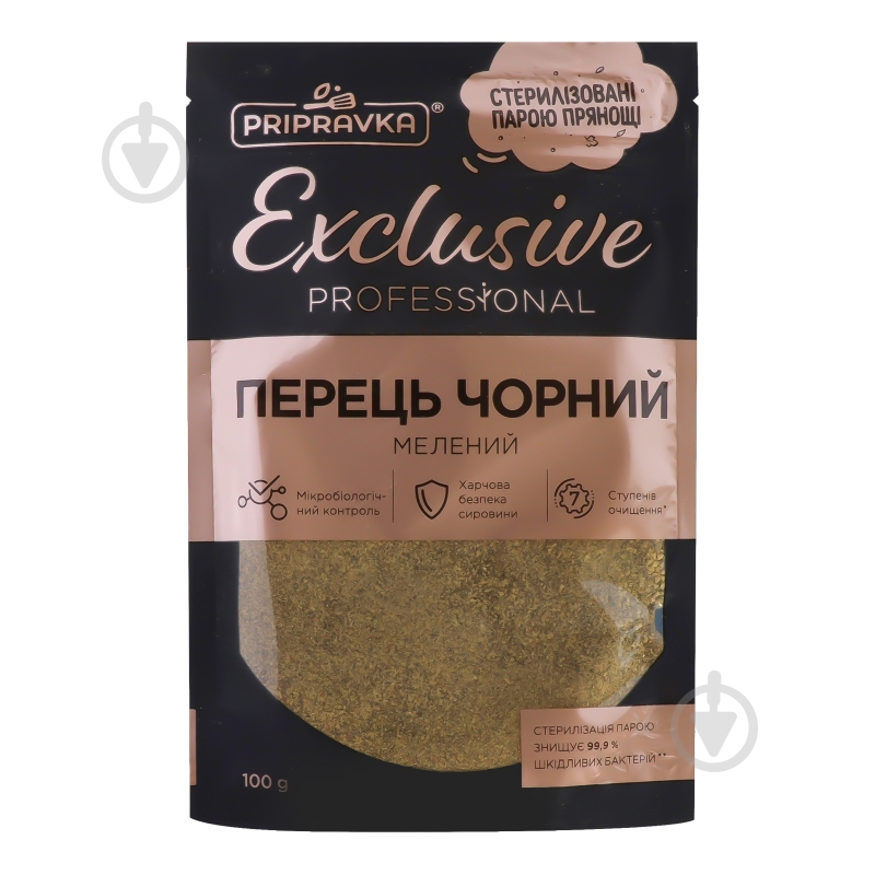 Перец черный молотый Professional 100 г Приправка - фото 1
