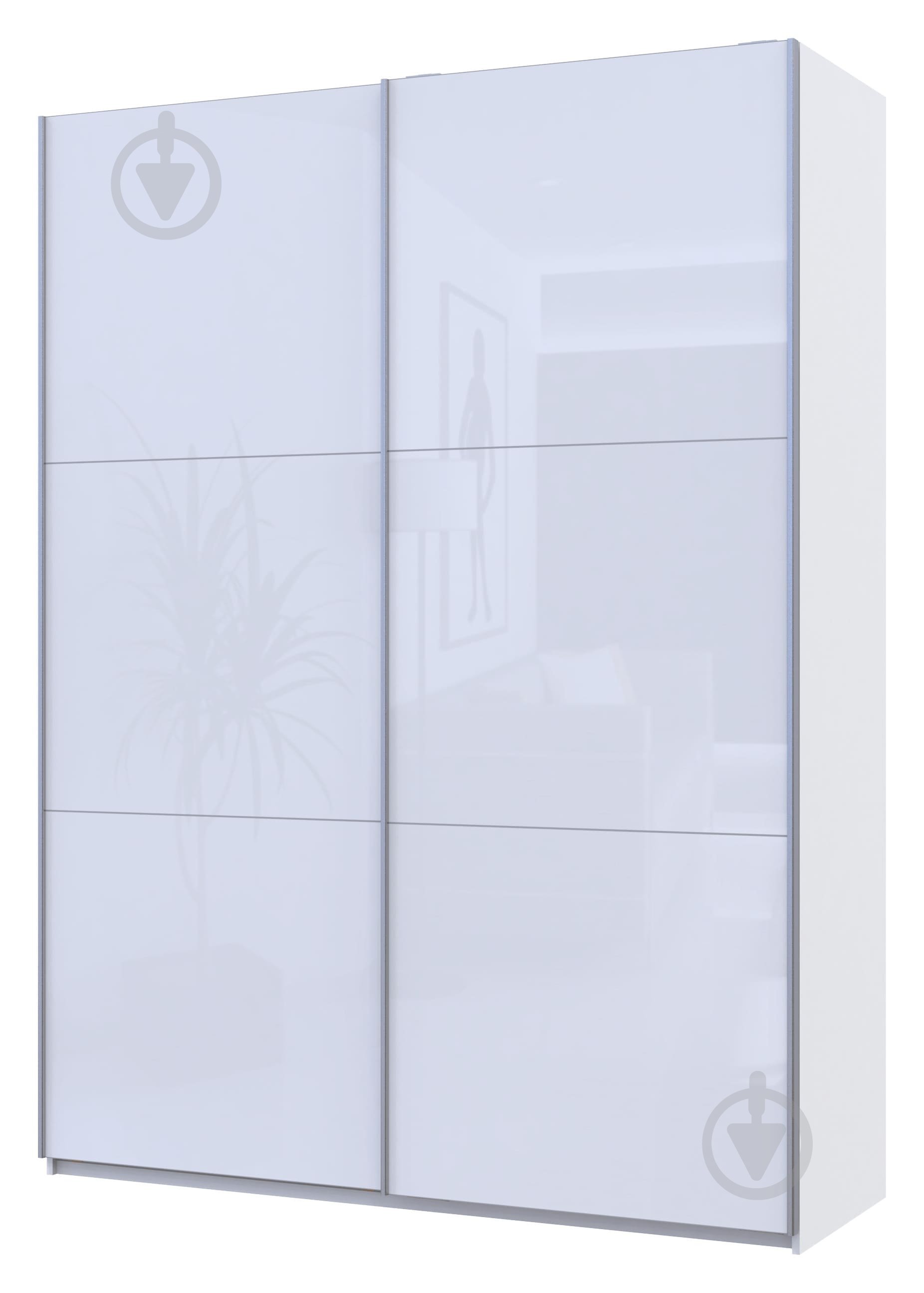 Шкаф-купе Doros G-Caiser Белый 2 ДСП / 3 части 240х1800х600 мм белый - фото 1